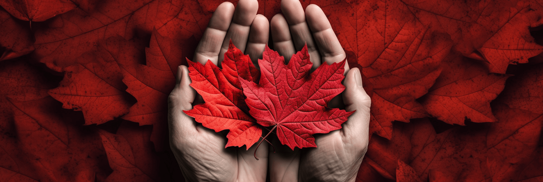 Design an image featuring interconnected canadian maple l ef20bc843a9d475ab5b60cff320794e