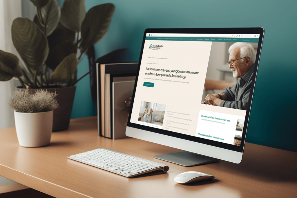 Creating user-friendly elder care website designs