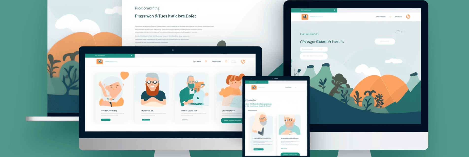 Creating user-friendly elder care website designs