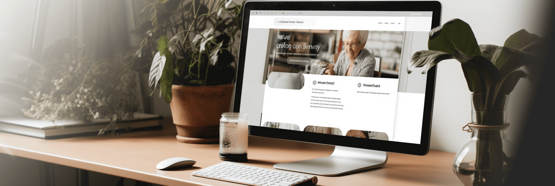 Creating user-friendly elder care website designs