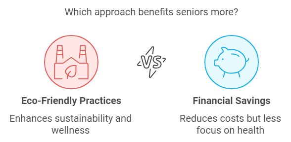 Green initiatives in elderly care