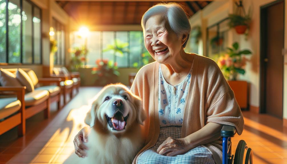 Pet therapy benefits seniors