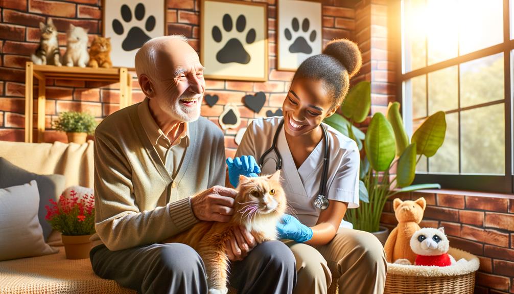Pet therapy for seniors