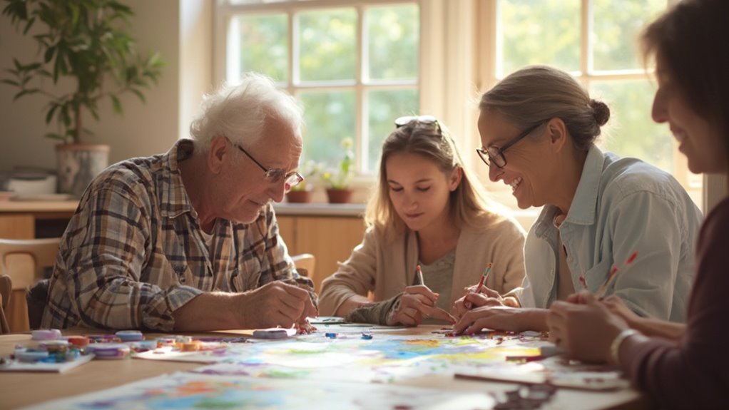 Art enriches elder lives