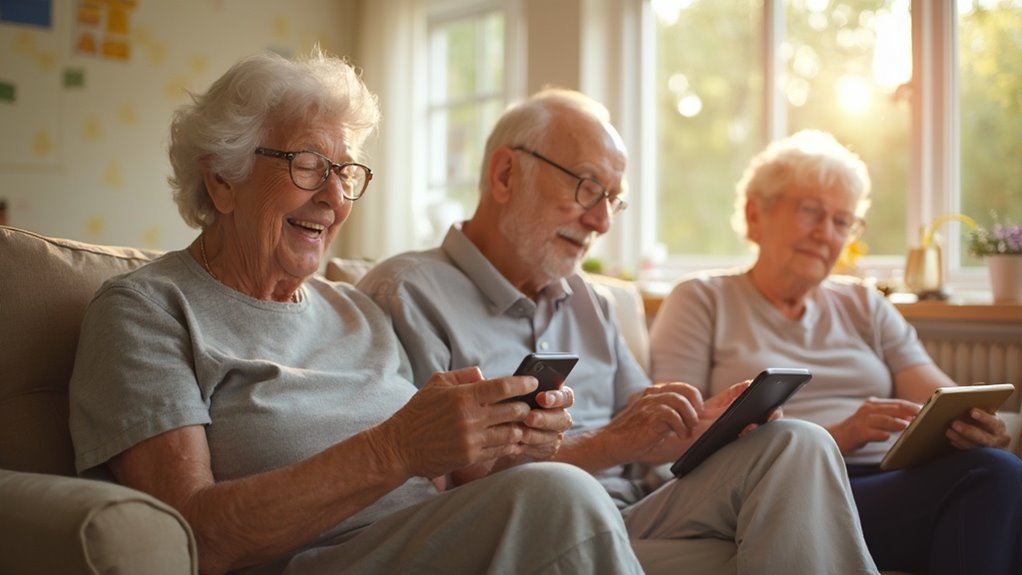 Online habits of seniors